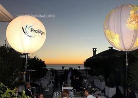 Quality Halogen 2000W Event  Balloon Outdoor Wedding Reception Lighting With Advertising Branding Logo for sale