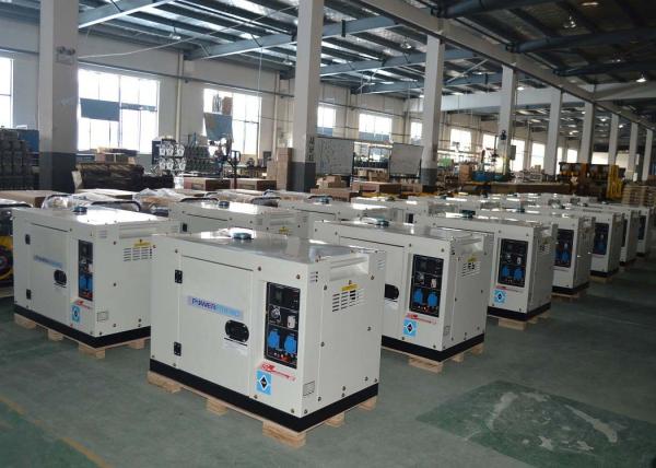 White Single Phase AC Generator Portable Power Generators 4.5KW 5KVA Direct