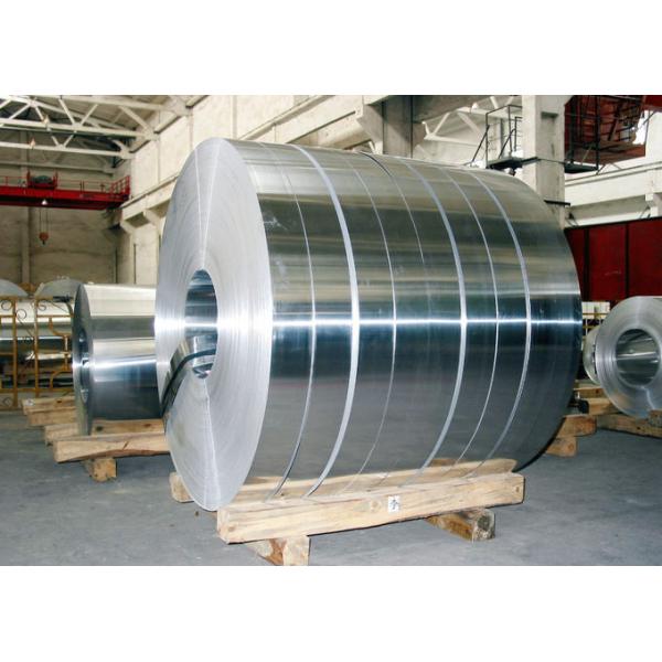 Narrow Aluminium Strips For Radiator , Aluminium Sheet Coil Silver Color