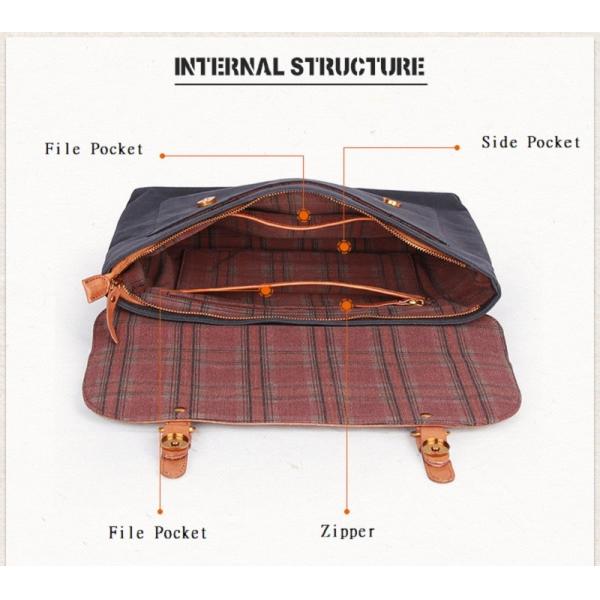 Canvas Vegetable Tan Satchel Womens Slim Leather Laptop Briefcase