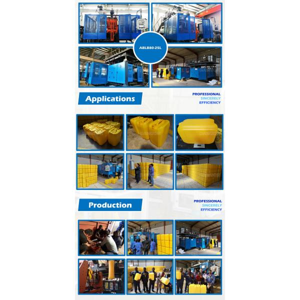 Automatic Jerry Can Blow Moulding Machine with High-Grade Alloy Steel