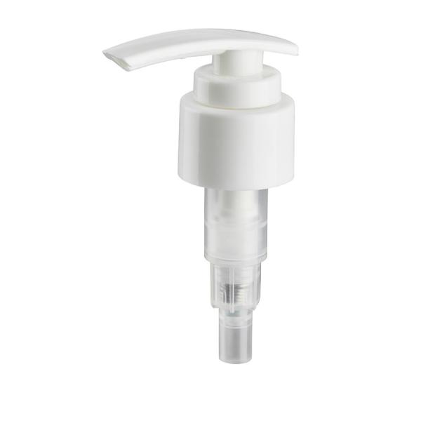 28-400 Silver PP Plastic Lotion Dispenser Pump Long Nozzle With Dip Tube Clip Switch