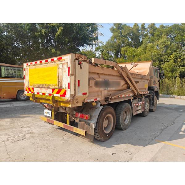 Two Seat Yellow Second-hand Howo Dump Truck Produced in 2019