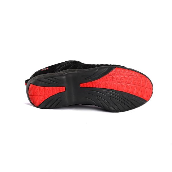 Steel Toe and Plate Standard Protective Shoes with Low Top and Suede Cow Leather Mesh Upper Material Design