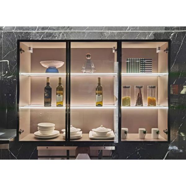 Jinhengsteel Modern Home Kitchen Cabinets SS 304 High Gloss