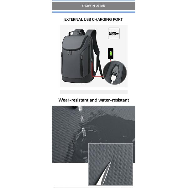 Fashion Waterproof Laptop Bag Backpack Anti Theft