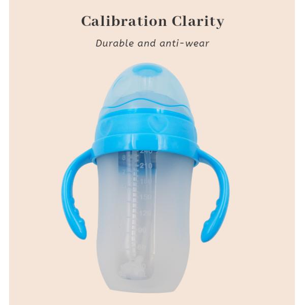 OEM Food Grade Silicone Baby Feeding Bottle With No Carcinogenic Nitrosamine
