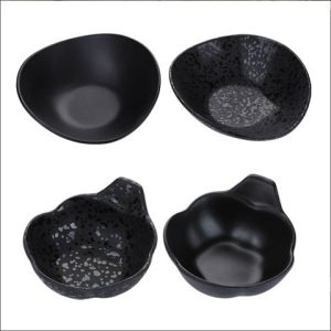 Quality Dishwasher Safe Black Melamine Bowl For Dinnerware Sets for sale