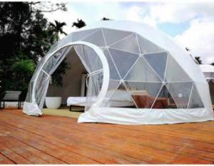 China 4M Garden Igloo Tent , Outdoor Camping Tent Party House Geodesic Dome Tent on sale