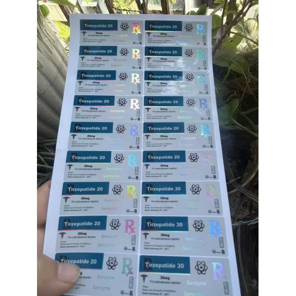 Retatrutide 10mg customized logo and design 3ml vial labels