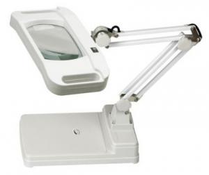 Quality Cleanroom or Laboratory Desktop Magnifying Lamp Rectangle Lens for sale