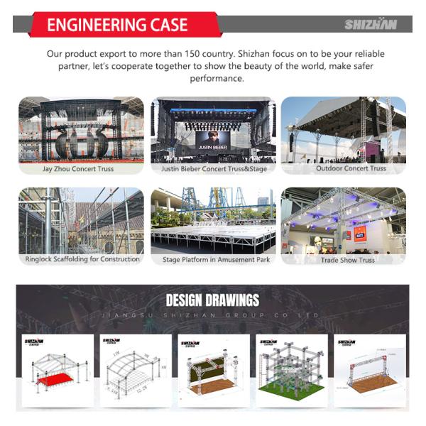 6082 6061-T6 dJ light stand Aluminum Truss Display System Stage