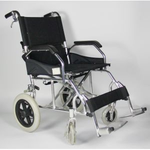 Quality Flip Up Footrest Aluminum Manual Wheelchair For Travel for sale