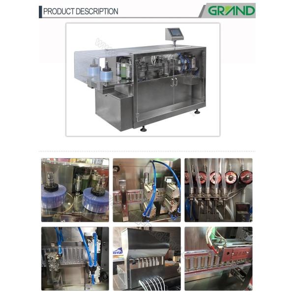 GGS-118 P2 Automatic plastic ampoule liquid filling sealing packing machine
