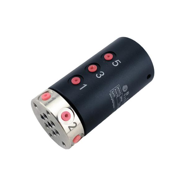 Detailed view of Q6PM5 gas rotary joint components and structure