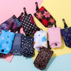 Reusable Foldable Tote Bag For Travel Customized Printed Logos