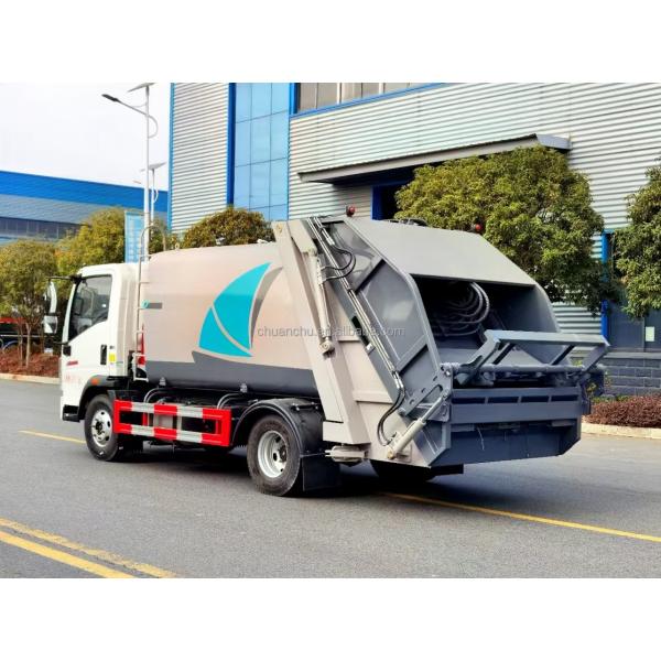 Diesel Fuel Type 8cbm Garbage Compression Truck for Sanitation and Compacted Garbage Collection