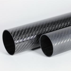 Quality Full Pure 3K Twill Matte Carbon Fiber Tube For Automation Robotics for sale