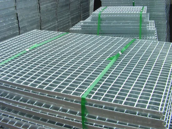 Heavy-Duty ASTM A36 Carbon Steel Galvanized Bar Grating Serrated Welded Floor Grate for Walkways