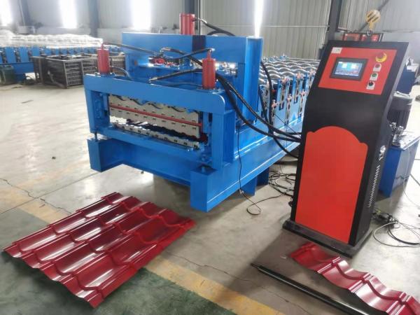 Buy Panel Making 5kw Glazed Tile Roll Forming Machine at wholesale prices