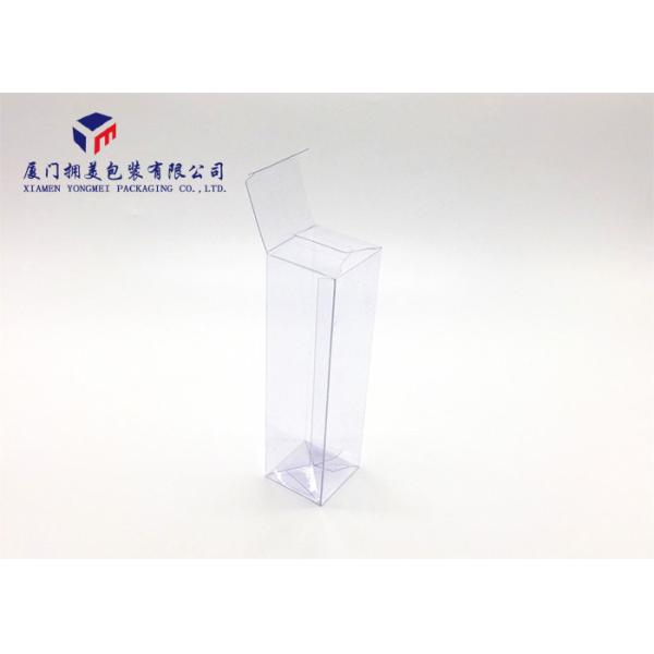 Hard Plastic Clear PVC Packaging Boxes 0.3mm Thickness High Durability 18cm Height
