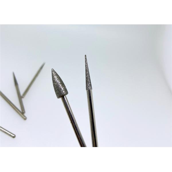 Needle Shape Diamond Polishing Burs 2.35mm Dental Lab Diamond Burs