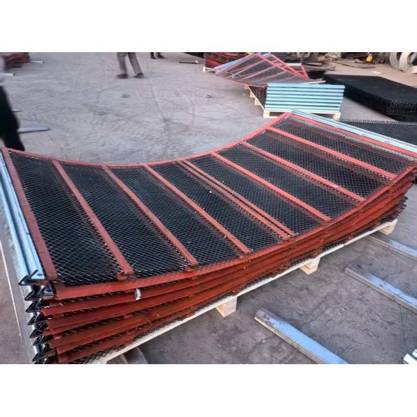 High Tensile 65mn Hooked Galvanized Crimped Wire Mesh For Coal Mine Industry