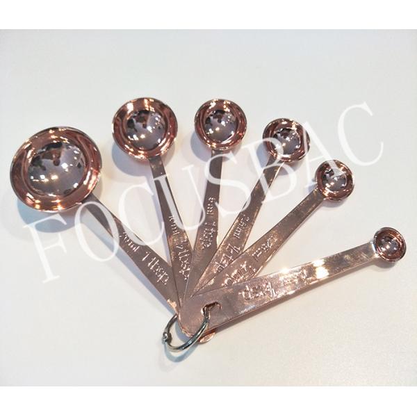 Hot sale Copper Stainless Steel Measuring Cups and Spoons Set wholesale