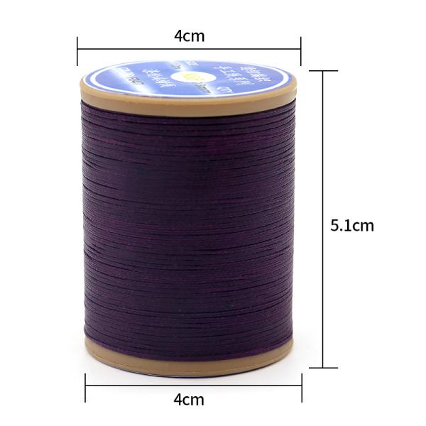 Flat Wax Flat Lines 0.8mm Leather Polyester Waxed Thread for Handmade DIY Sewing Tool