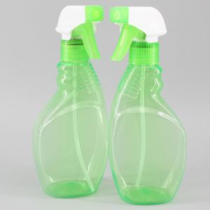 Clear Green 160mm 330ml Chemical Resistant Spray Bottle