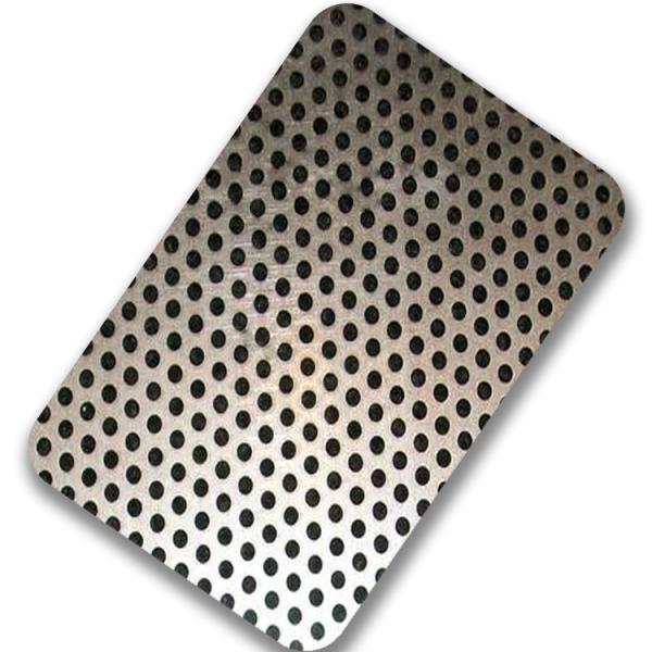 Custom SUS 304 316 316l 3mm Perforated Stainless Steel Sheet For Dining Hall Screen
