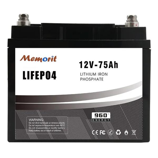 Energy Storage Lead Acid Replacement Battery Pack 12V 75AH LFP Lifepo4 Battery
