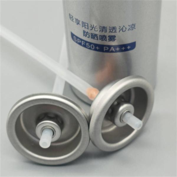Aerosol Sunscreen Spray Valve with Actuator – Aerosol Sunblock Valve Assembly for Cosmetic Personal Care Packaging