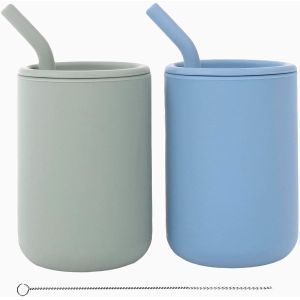 China Durable BPA Free Silicone Sippy Cup , Leakproof Silicone Training Cups on sale