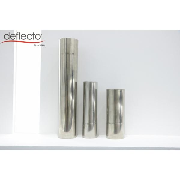 Water Heater Rigid Air Duct Round Stainless Steel Exhaust Duct 60mm Diameter