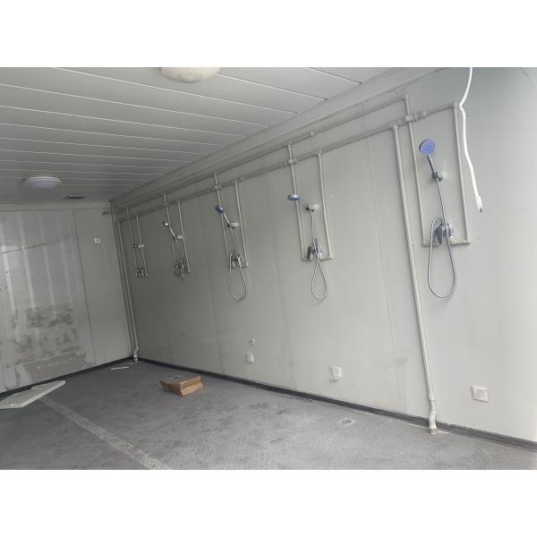 5 Toliet Flat Pack Containers With Wash Table Mirrow Clean Room Bathroom