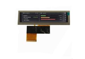 Quality 3.8 Inch TFT LCD Module 480 * 72 Bar Type Stretched With 40 Pins RGB Interface for sale