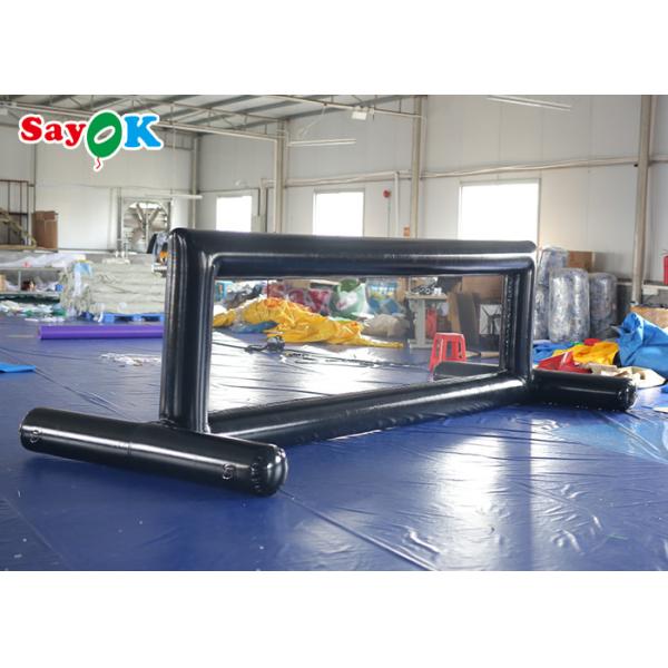 Saturn Water Toy 4x2x1.5m Inflable Volleyball Pool Floats With Net Water Party Toy