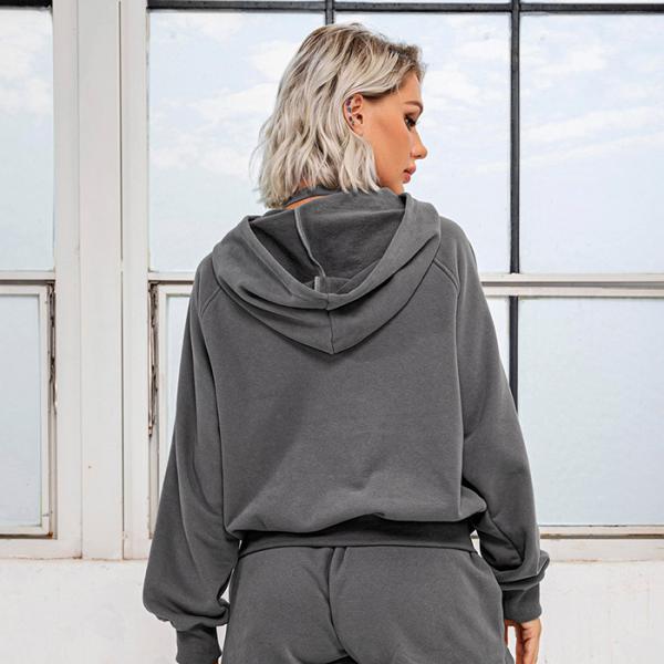 Hooded Loose Athletic Sets Long Sleeve Plush Hip Hop Street Wear Jackets Joggers