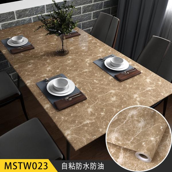 Modern Design Style Marble PVC Film Self Adhesive Wallpaper for Oil Proof Kitchen Counter Top Sticker