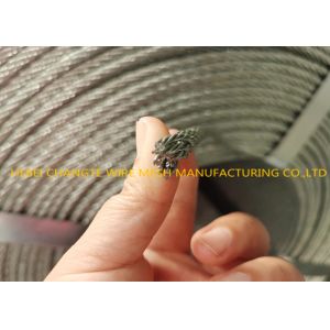 Quality Free Cutting 19mm High Carbon Steel Ungalvanized Wire Rope for sale