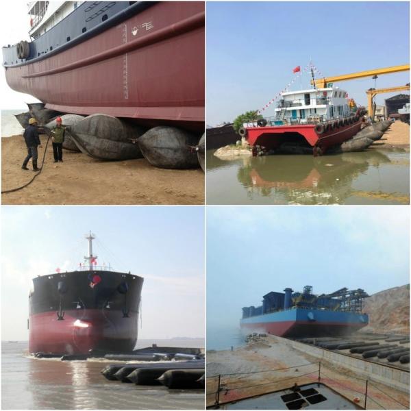 High Damping Capacity Marine Rubber Airbag Customized Design ISO9001 Approved