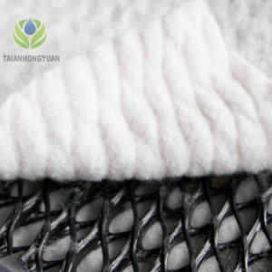 China Moulding Service Green Drainage Mat for Nature Pressure Treated Wood Plastic Plain Net on sale