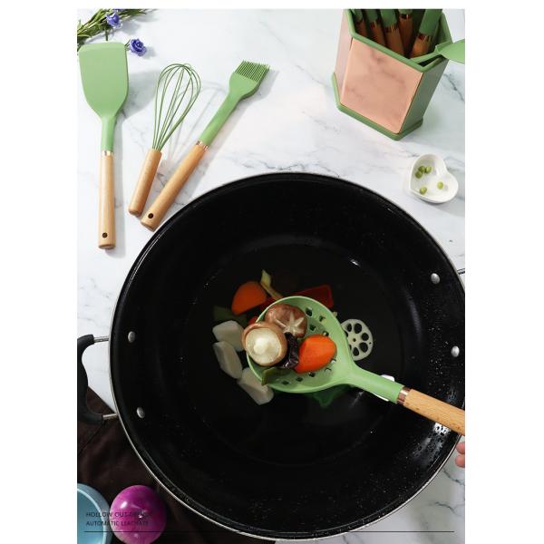 13 Pcs Silicone Cooking Utensils Kitchen Utensil Set Kitchen Gadgets & Kitchen Tool Turner Tongs, Spatula, Spoon, Brush