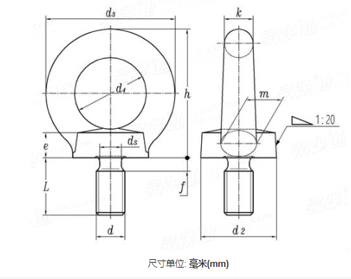 Forged Din580 Galvanized Eye Bolts Nuts High Strength Galvanized Eye Bolt