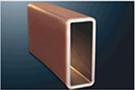 Convex Tapered Copper Mould Plate Various Shape Rectangular Billet Suitable For