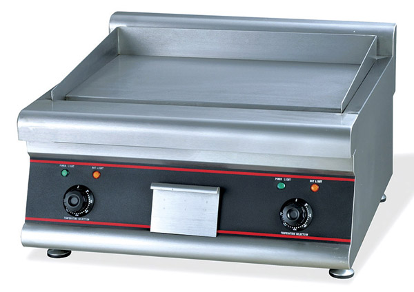 Gas Cooking Lines , 120 - 300 Degree Countertop Commercial Electric Griddle