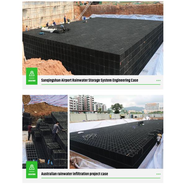 1000*500*500MM Underground Attenuation Tanks for Rainwater Collection and Infiltration