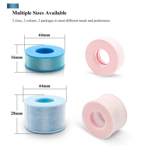 Security Seal Self Adhesive Body Wave Tape 2Pcs Pack Skin Friendly Silicone Gel Material Hair Eyelash Extensions