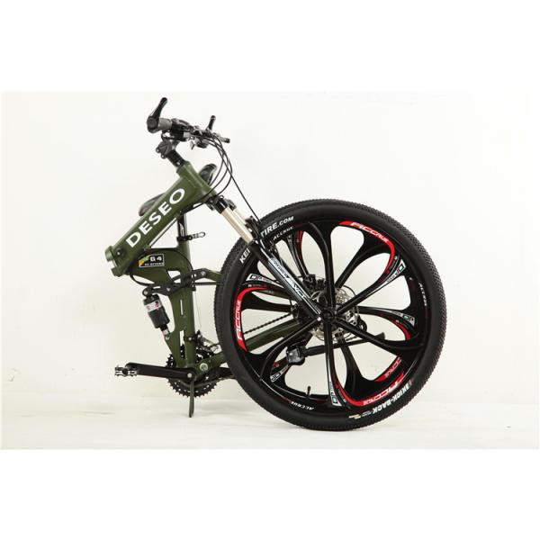 Chinese manufacturer disc brake 24 speed 26 inch alloy folded mountain bike with mag wheel